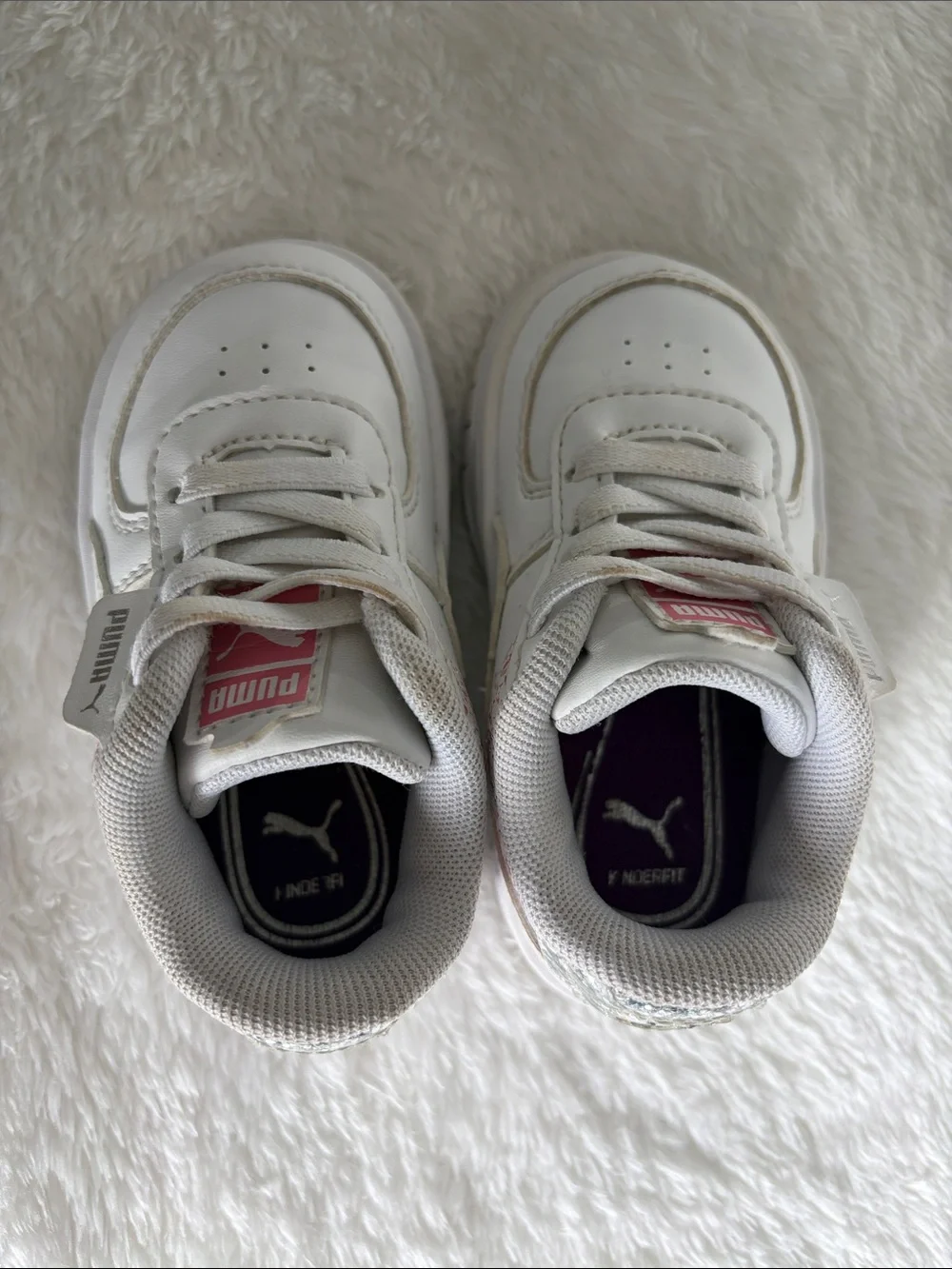 Puma white kids